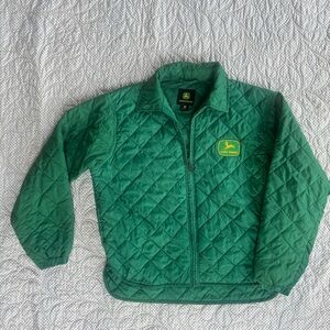 Vintage John Deere Green Quilted Jacket